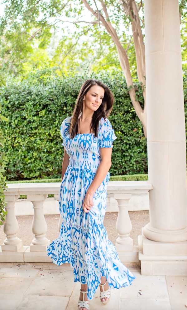 floral flowy maxi dress Ellery Floral Ruffle Maxi Dress