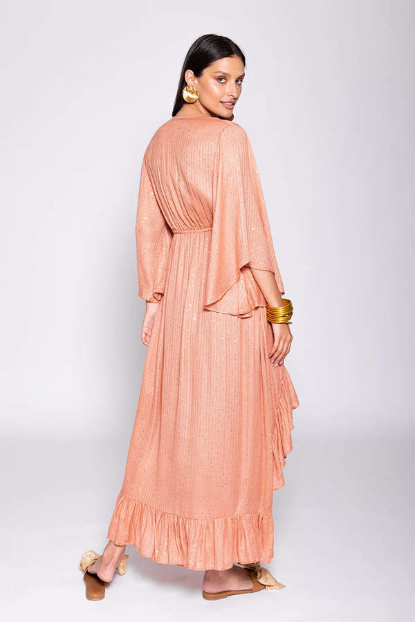 chinese dress ladies Juliana V-neck Puff Sleeve Midi Dress main image 0