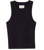 Citizens of Humanity Isabel Rib Tank - Black - Thumbnail 1