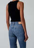 Citizens of Humanity Isabel Rib Tank - Black - Thumbnail 3