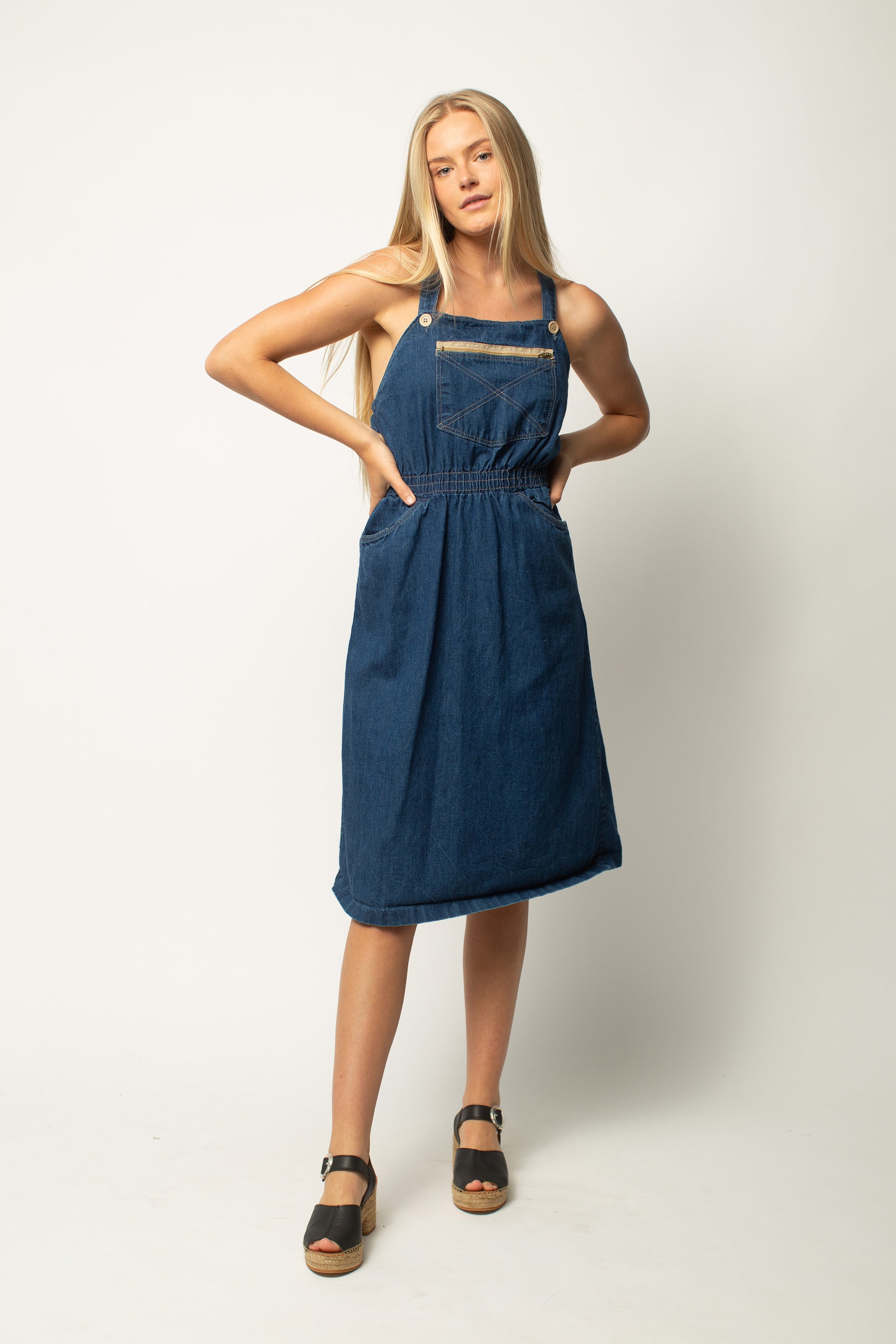 Denim Overall Dress | Garmentory