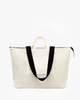 Clare V. Le Zip Sac - Cream Perf  - Thumbnail 2