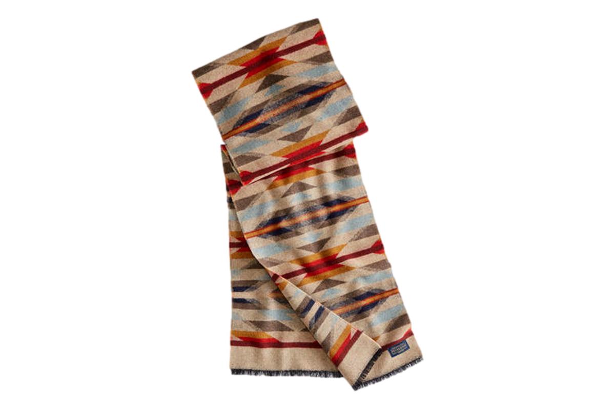 Pendleton Wool Jacquard Scarf Wyeth Trail Garmentory