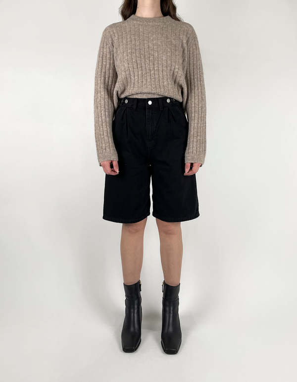 Dr. Denim Kaia Shorts - Washed Black