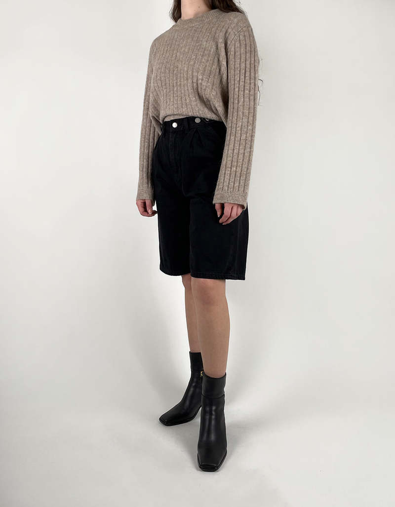 Dr. Denim Kaia Shorts - Washed Black