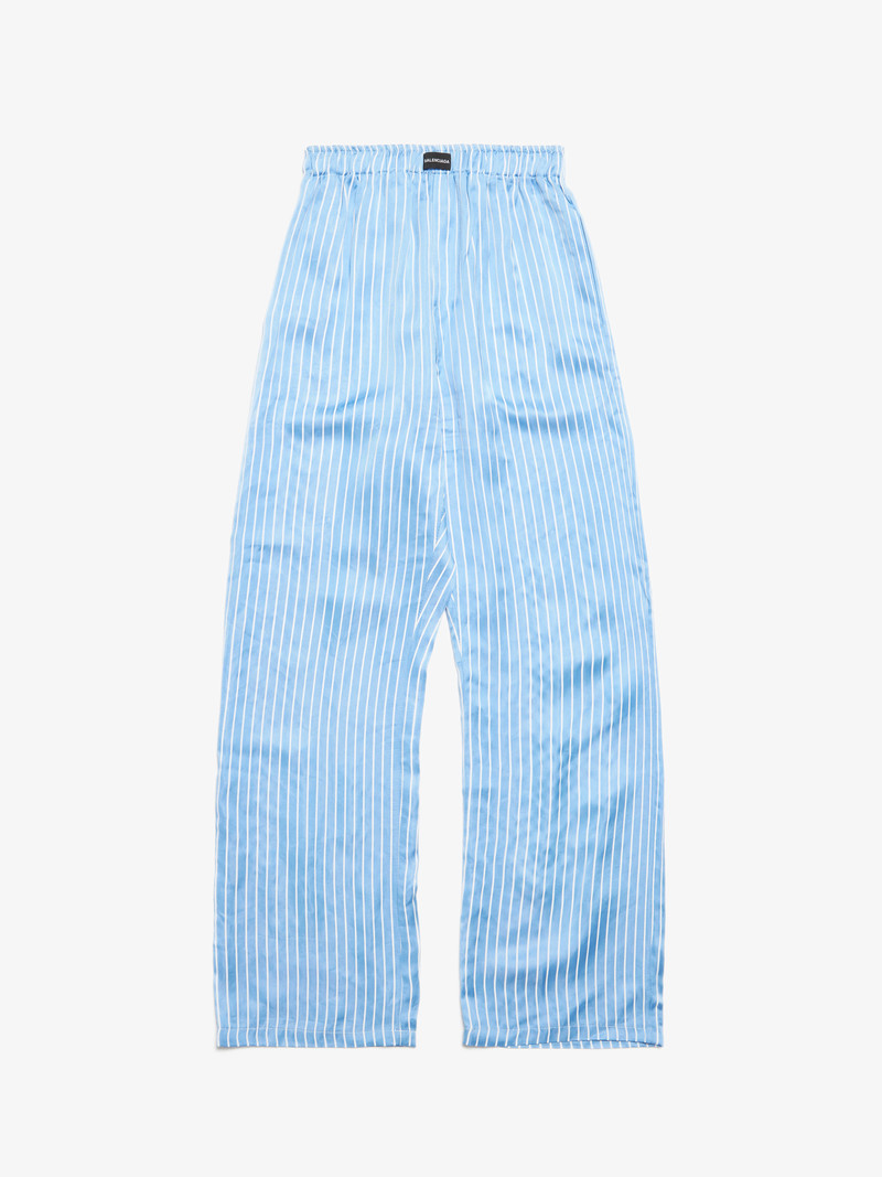 Balenciaga W Striped Soft Pants - Blue/White | Garmentory