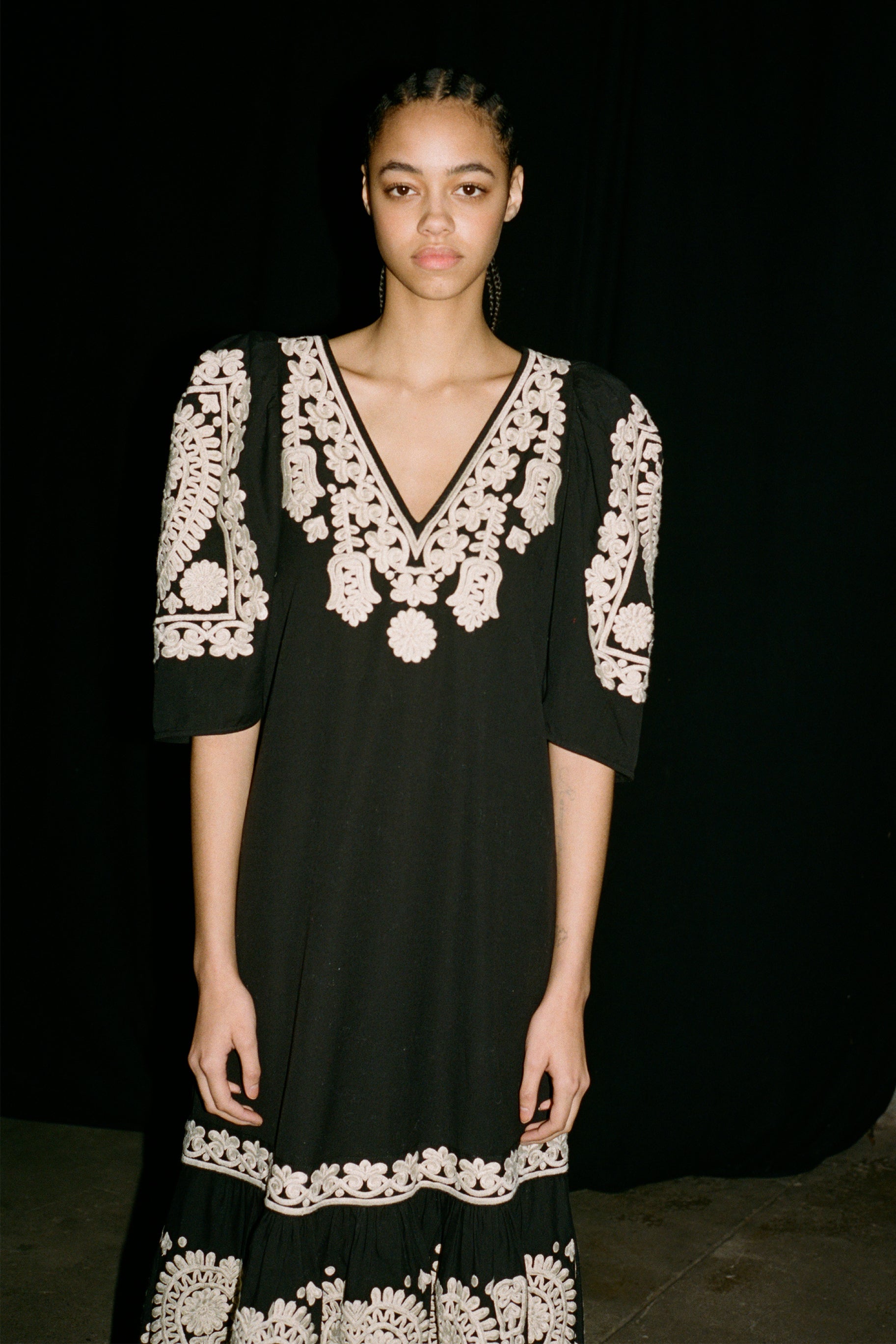 Sea New York holly soutache dress ワンピース NWT Sea New York Black Holly Soutache Long Sleeve Mini Dress