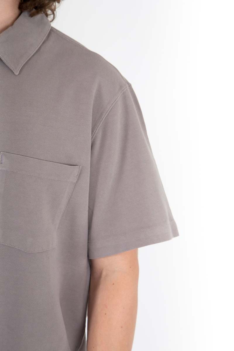 Lady White Co. Pique Work Shirt - True Grey | Garmentory
