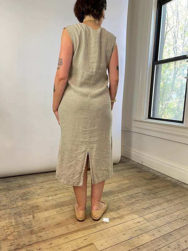 Eileen Fisher Linen Maxi - Tan | Garmentory
