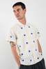 BODE Bezel Daisy SS Shirt - Ecru/Multi - Thumbnail 1