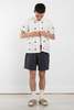 BODE Bezel Daisy SS Shirt - Ecru/Multi - Thumbnail 4