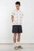 BODE Bezel Daisy SS Shirt - Ecru/Multi - Thumbnail 7