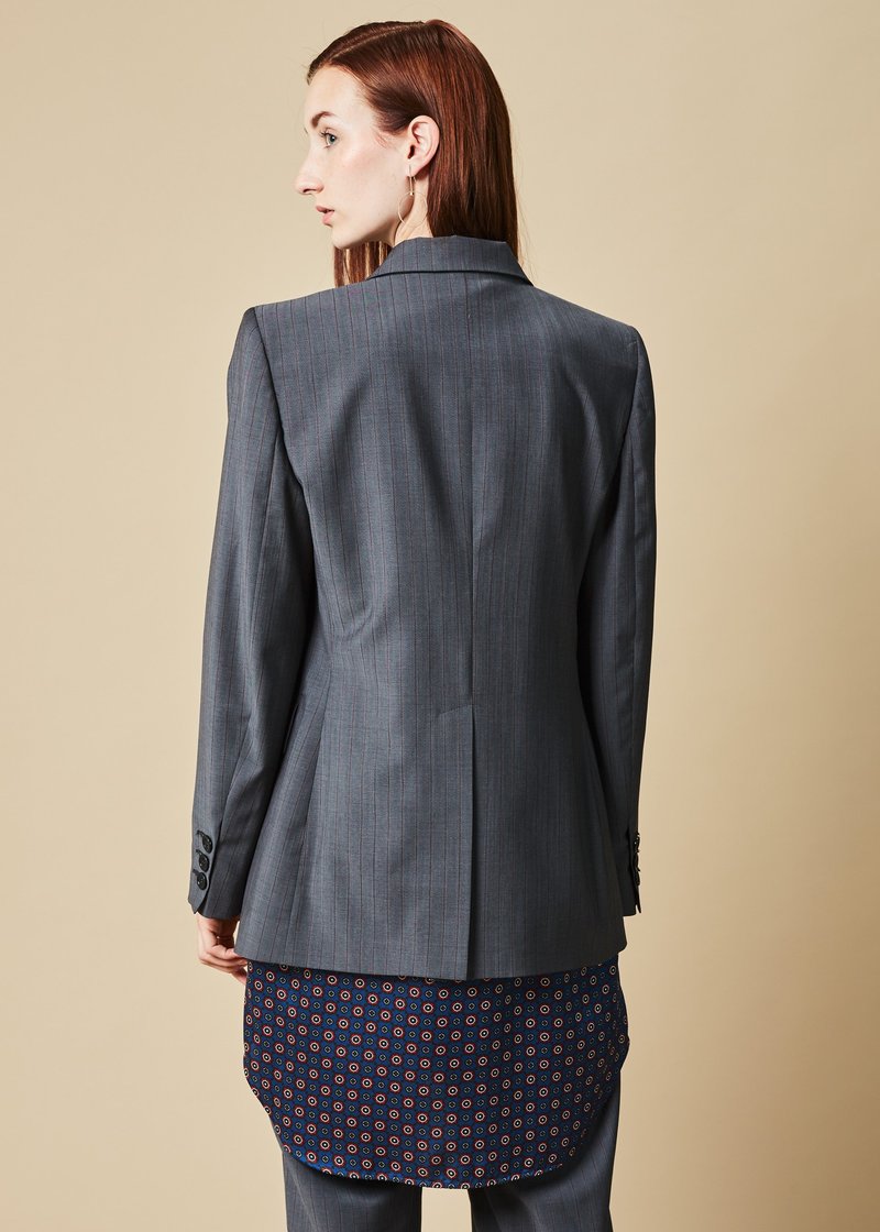 Ter et Bantine Single Button Pinstripe Blazer