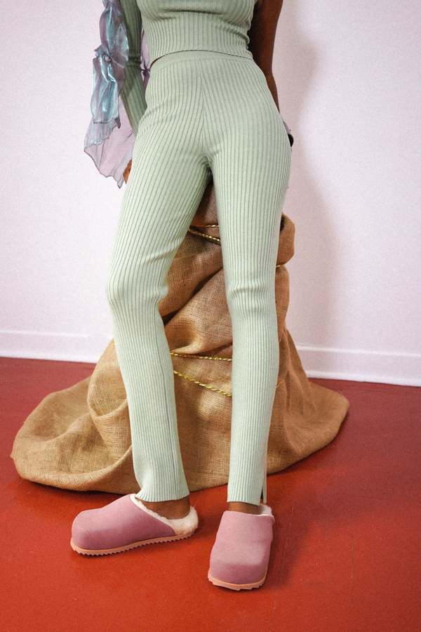 giu giu NONNA X-LONG PANTS - CLAY | Garmentory