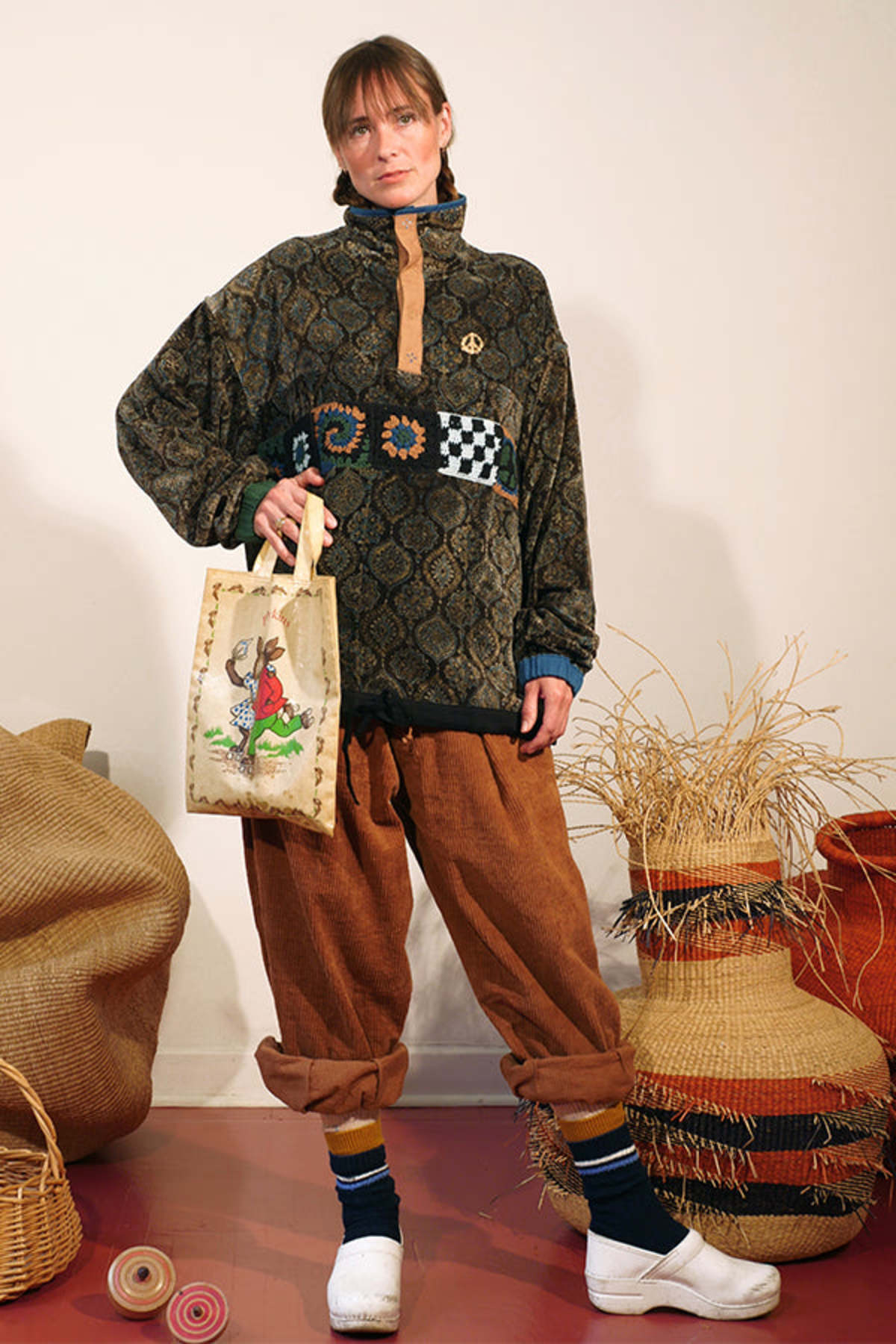 STORY mfg POLITE PULLOVER ショップ Block Velvet STORY mfg POLITE