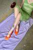 100% Silk Shop SATIN MARY JANE THEATRE SHOE - TANGERINE - Thumbnail 2