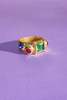 Mondo Mondo SUEDE GLASS RING - GREEN/BLUE/RED - Thumbnail 4