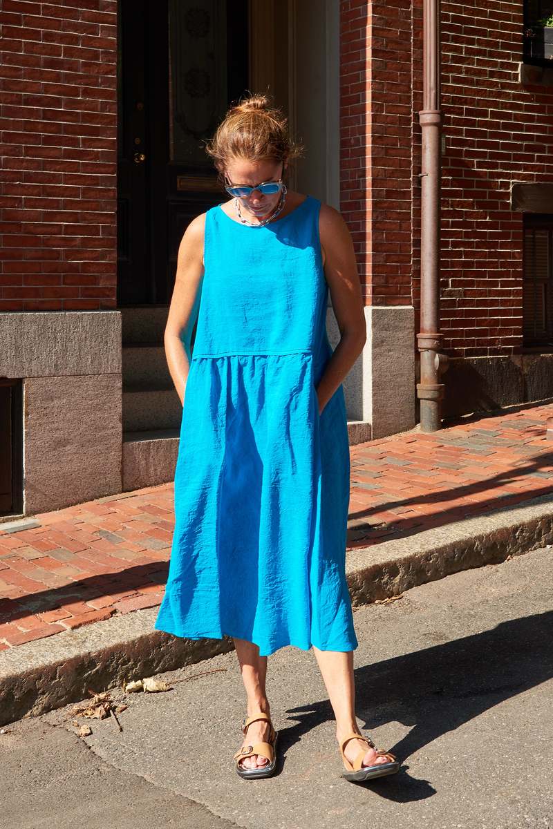 chinese dress ladies Linen Decima Dress main image 0