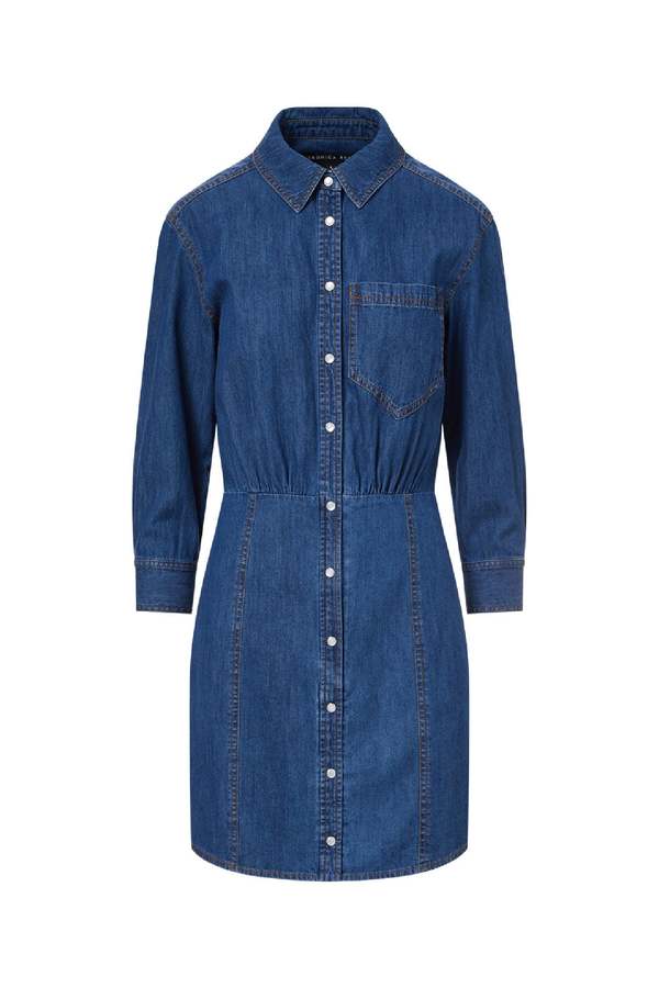 denim dress with front zipper Women's Denim Dress With Front Zip main image 0