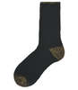 Alto Milano Short Socks - Black/Gold - Thumbnail 1