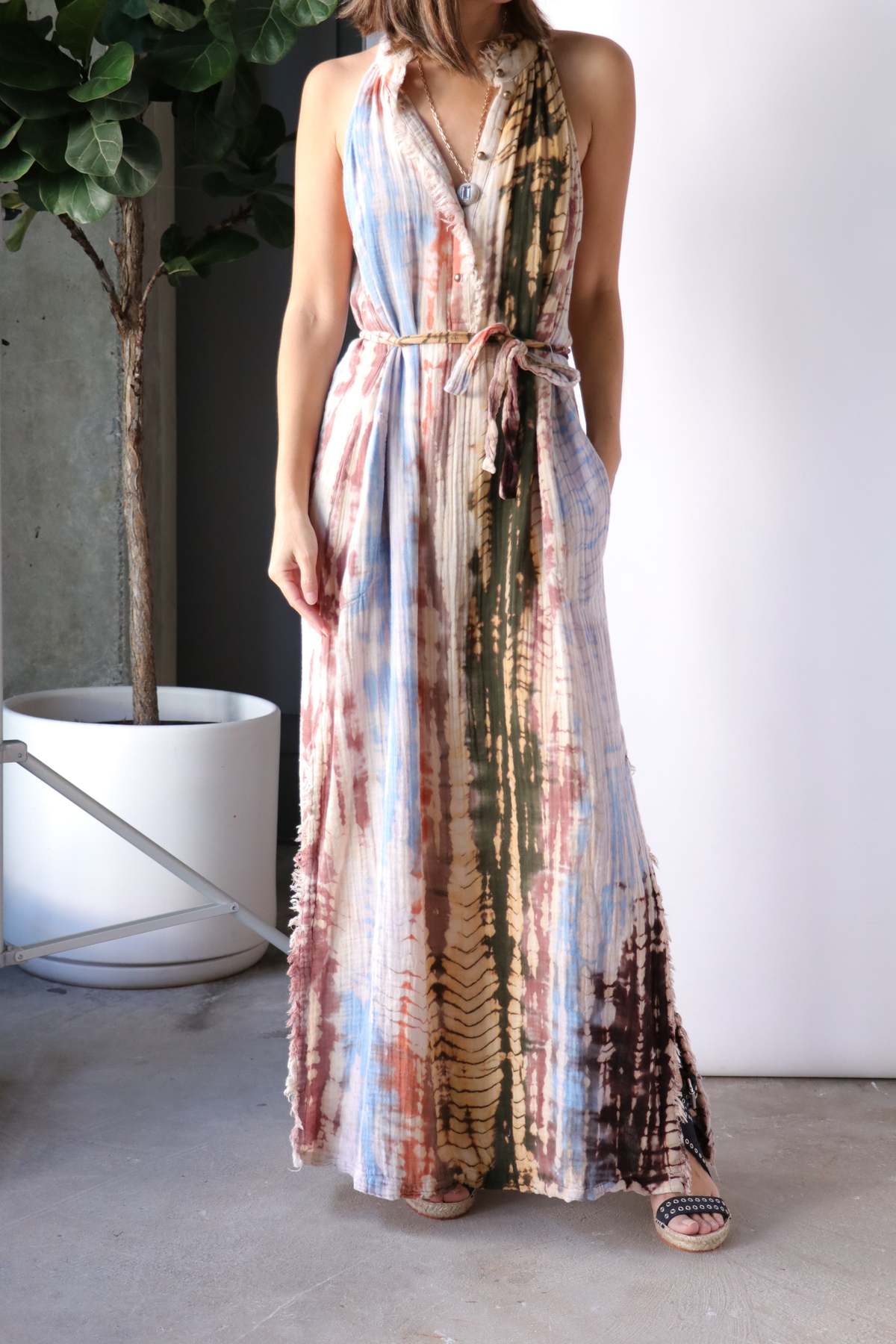 wedding guest dresses halter Wedtrend Women Green Large Floral Wedding Guest Dress Sheath Halter  Backless Long Bridesmaid Dress with Ruffles  WEDTREND
