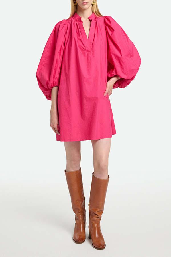 vanessa bruno pink dress Canessa Dress Viscose And Polyester White , Vanessa Bruno