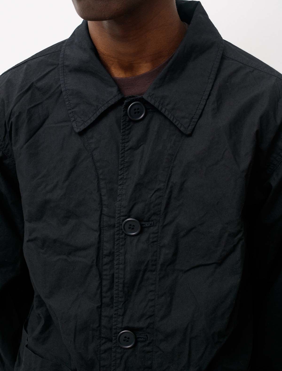 James Coward Ganz Jacket Double Typewriter Cloth - Black | Garmentory