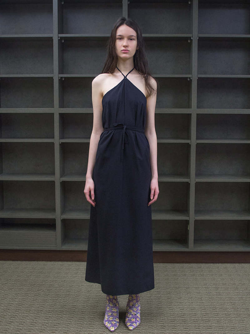 Baserange Ligo Dress - Black | Garmentory