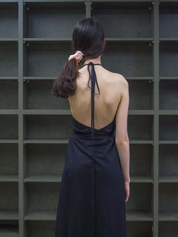 Baserange Ligo Dress - Black | Garmentory