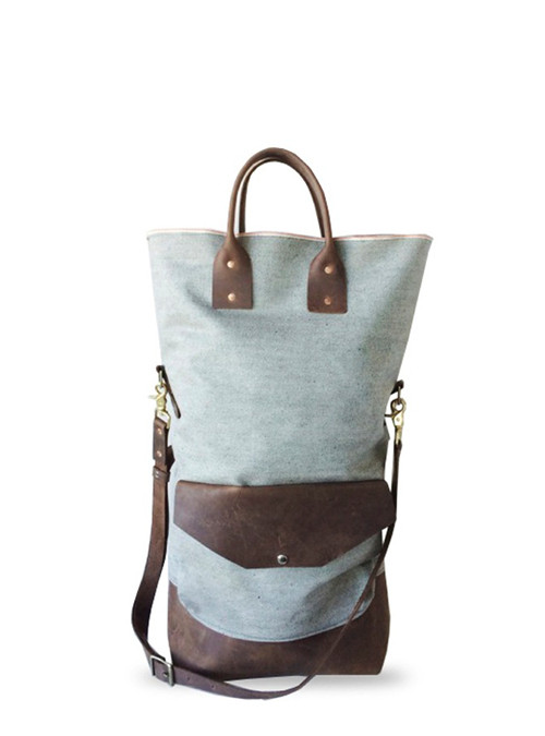 Boutonne Fold-Top Messenger - Reverse Boutonne Fold-Top Messenger - Reverse