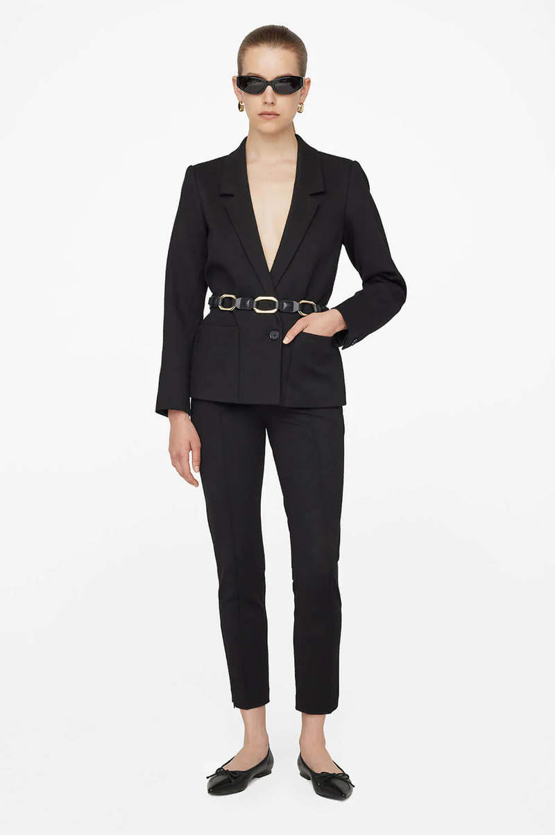 Anine Bing Kelly Blazer - Black | Garmentory
