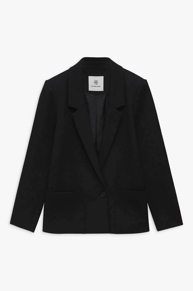 Anine Bing Kelly Blazer - Black | Garmentory