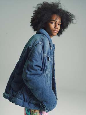 Loewe Padded Denim Jacket - Indigo Blue