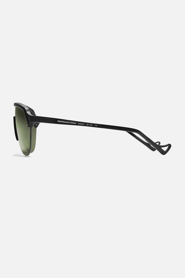 District Vision Nagata Speed Blade Sunglasses - Black | Garmentory