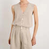 Alex Mill Emilia Sweater Vest - Oatmeal - Thumbnail 1