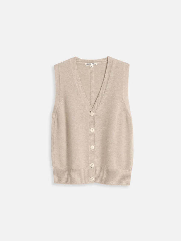 Alex Mill Emilia Sweater Vest - Oatmeal