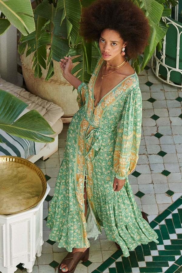 green spell dress Love Spell Gown (Hunter Green) main image 1