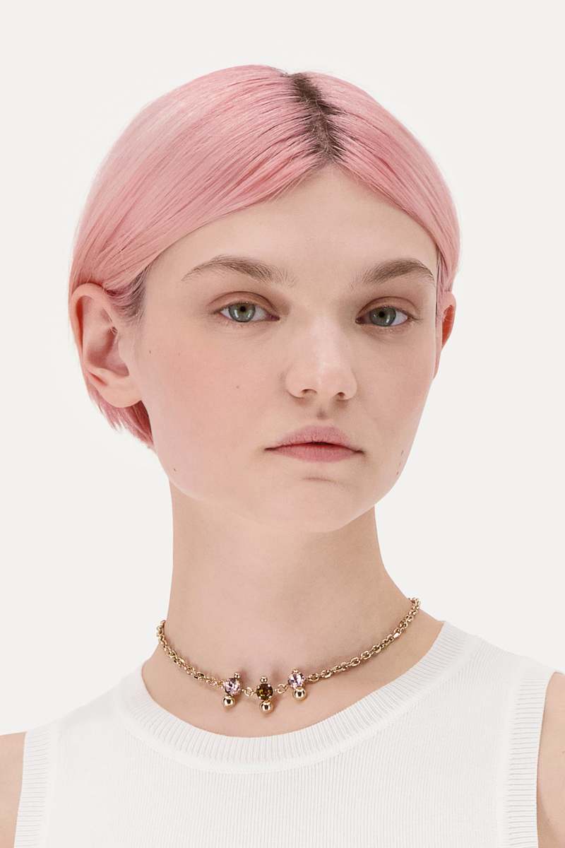 Justine Clenquet Chris Choker - Gold | Garmentory