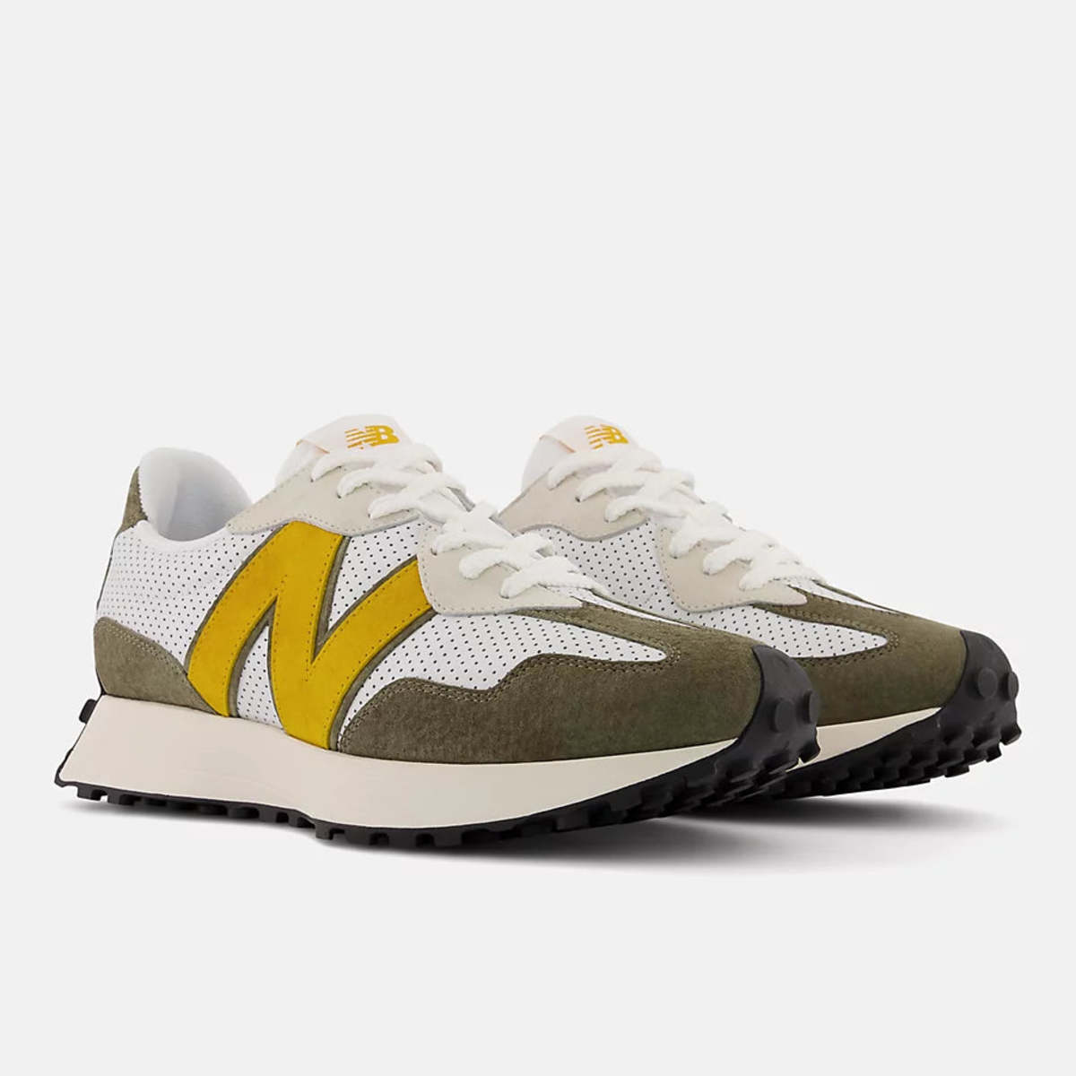 New Balance 327 Playground Sneaker - Khaki | Garmentory