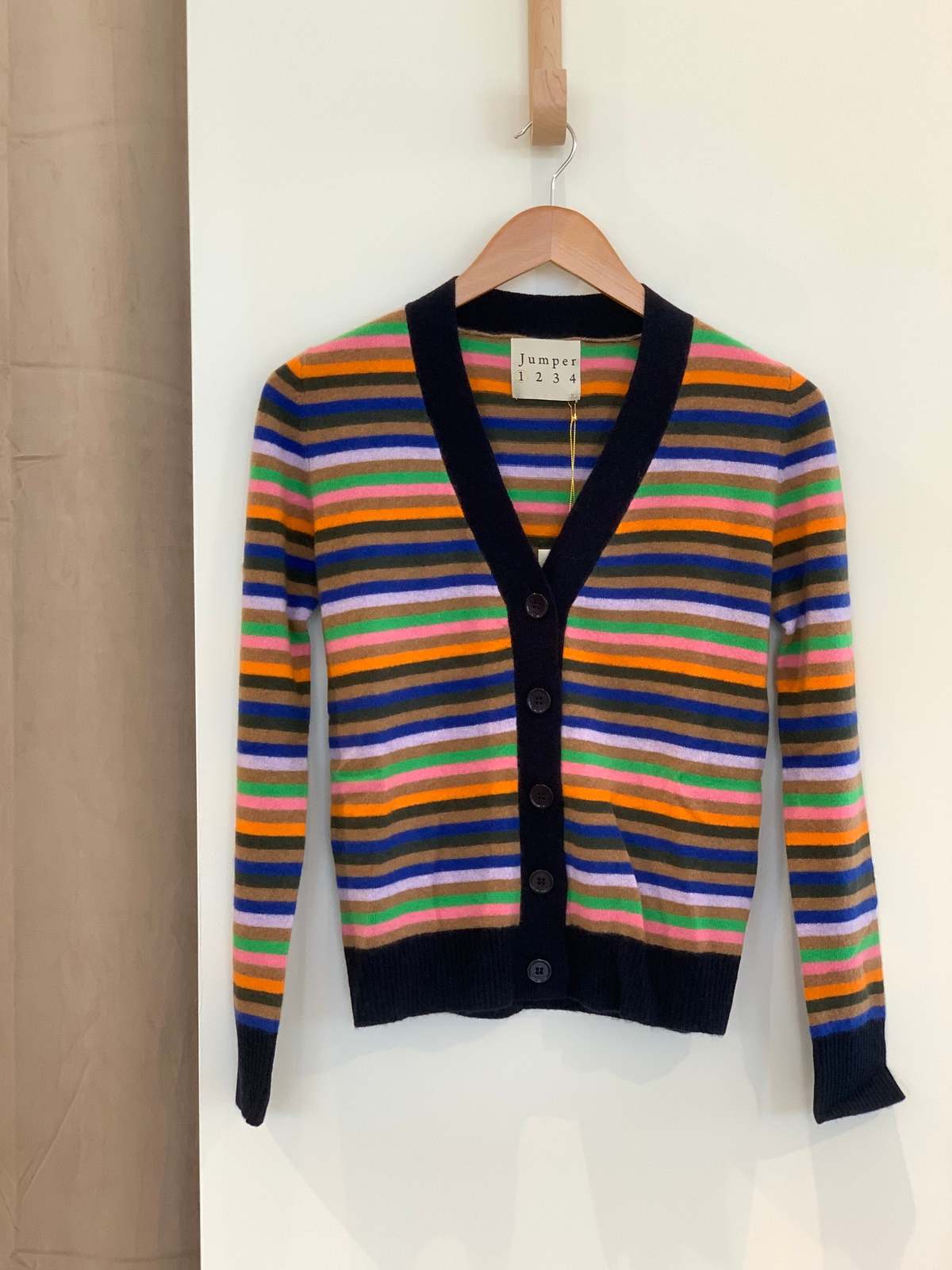 Jumper 1234 Cardigan - Multi Stripe - Image 1 of 1