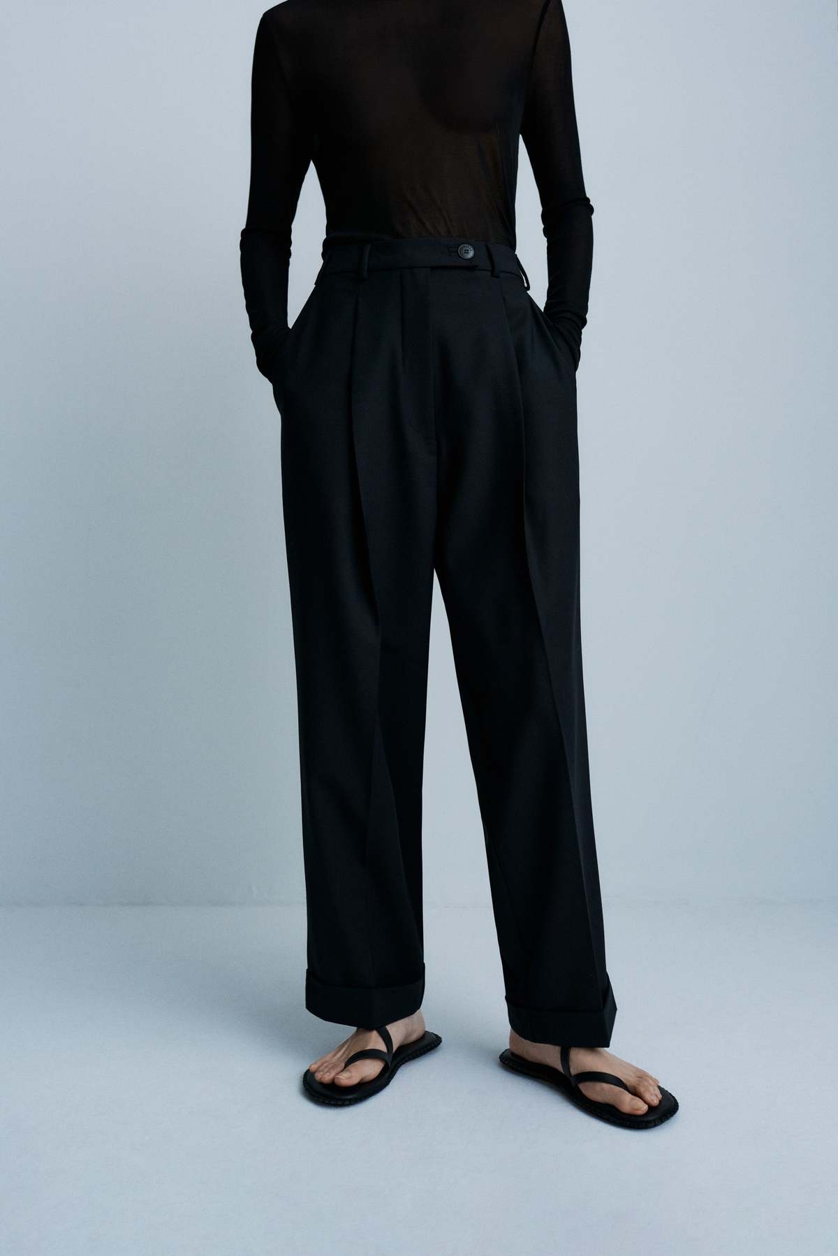 Cordera Tailoring Masculine Pants - Black | Garmentory