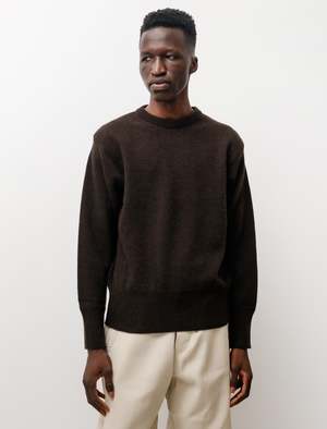 Taiga Takahashi Lot 507 Athletic Crewneck Sweater - Brown | Garmentory