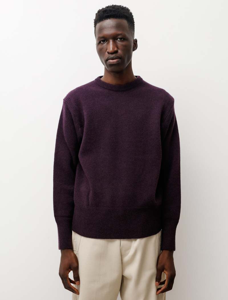 Taiga Takahashi Lot 507 Athletic Crewneck Sweater - Purple