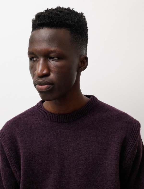 Taiga Takahashi Lot 507 Athletic Crewneck Sweater - Purple