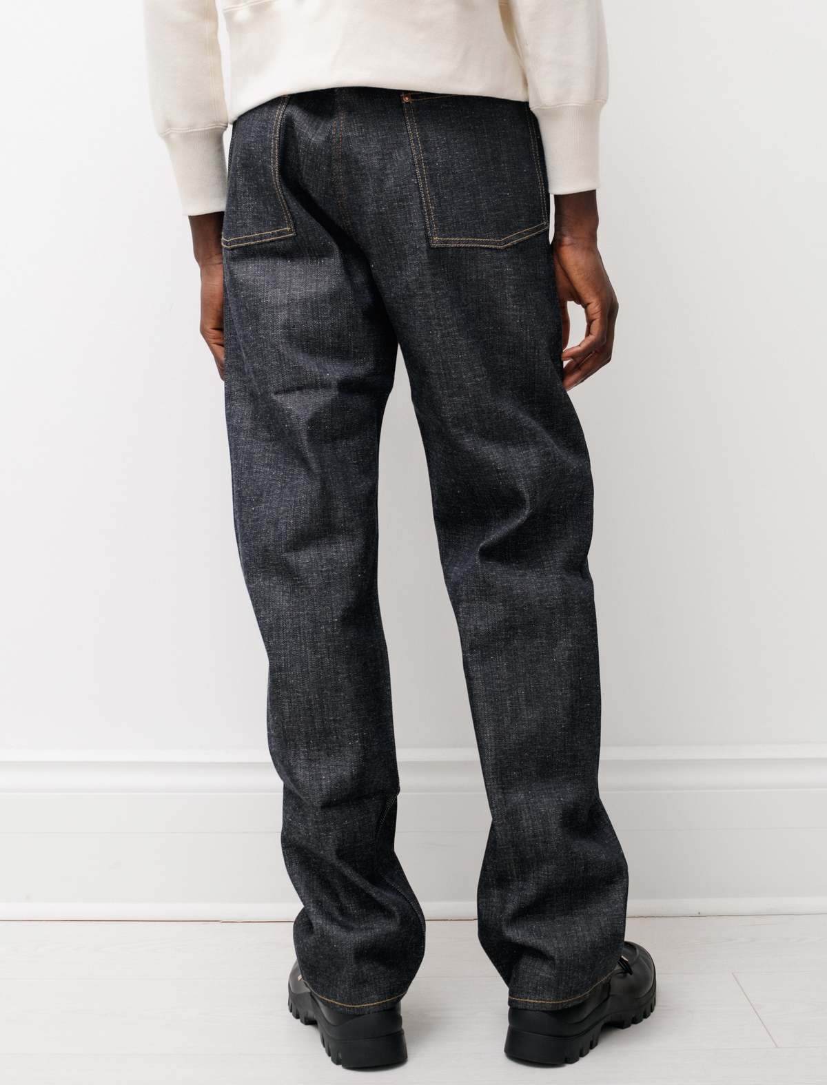 Taiga Takahashi Lot 702 Denim Trousers - Raw Indigo | Garmentory