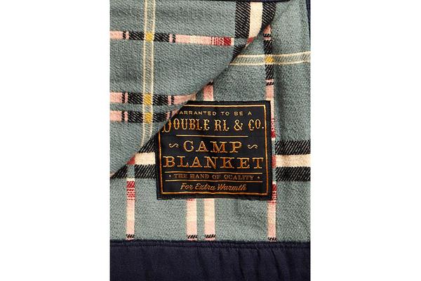 RRL Cotton Jacquard Camp Blanket - Red Multi/Blue Multi | Garmentory