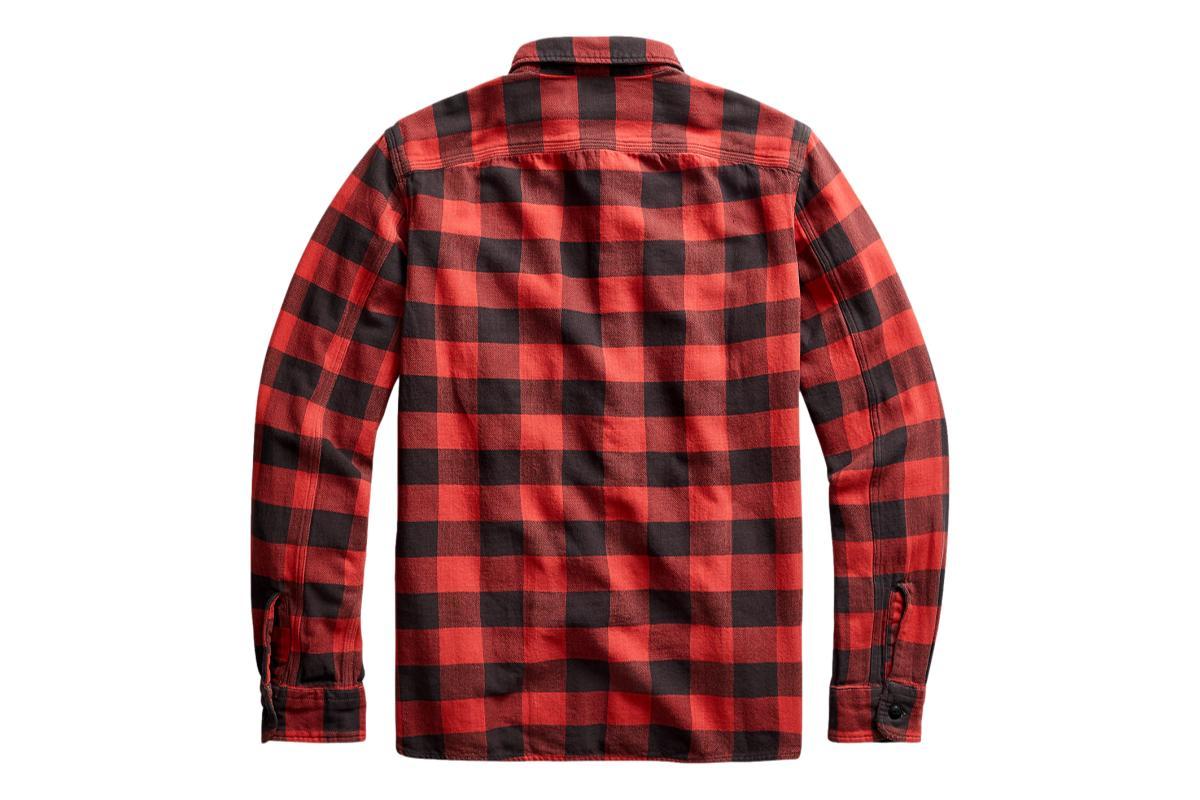 RRL Plaid Twill Workshirt - Red/Black | Garmentory
