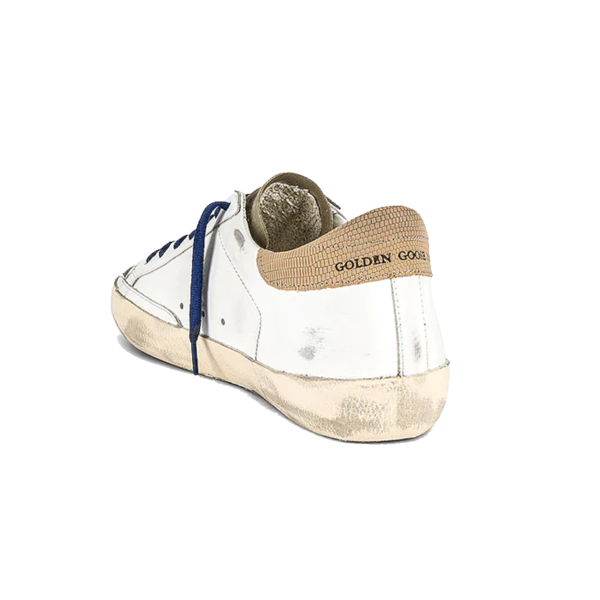Golden Goose Super-Star Leather Upper Suede Toe and Tejus