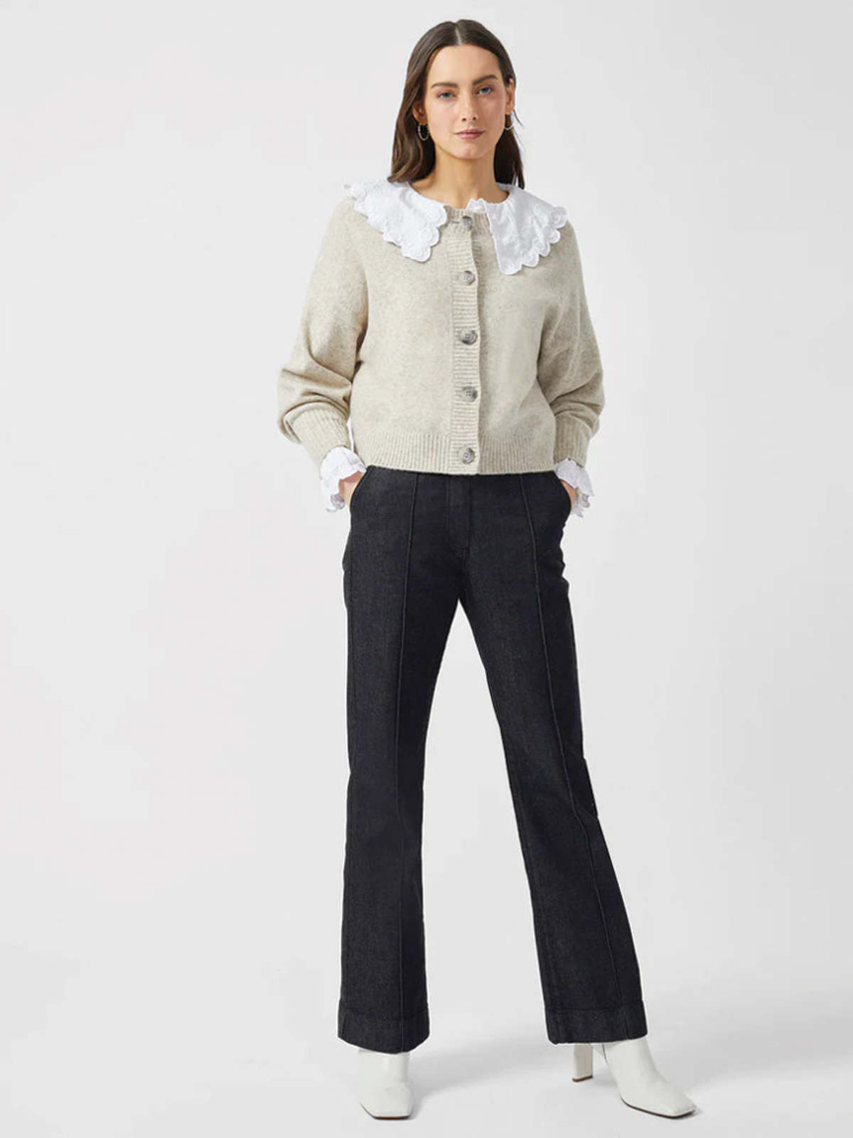 Great Plains Carice Cardigan - Oat | Garmentory