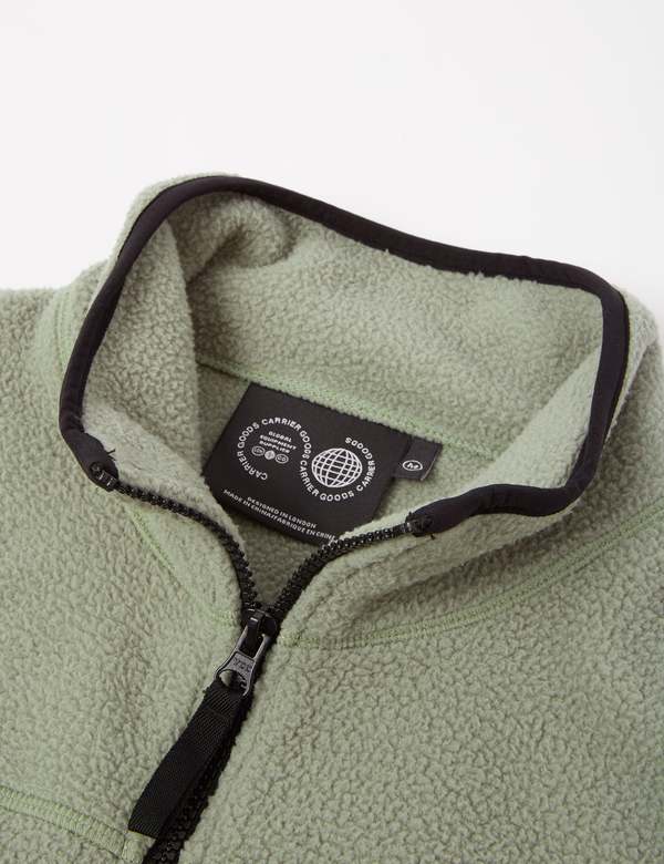 Carrier Goods Borg Fleece Jacket - Sage 